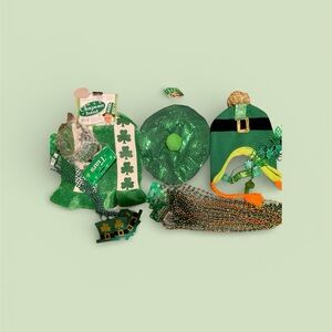 St. Patrick's Day Green Accessories Set
